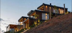 a house on the side of a hill at Forest in Domingos Martins
