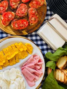 a table with plates of different types of food at Stagnone Area Zero in Birgi Vecchi