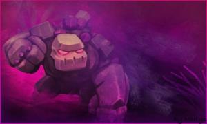a painting of a stuffed animal in a purple room at Booking Test 1 in Kulu