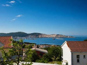 a view of the bay from a house at Apartmani Green Olive in Šušanj
