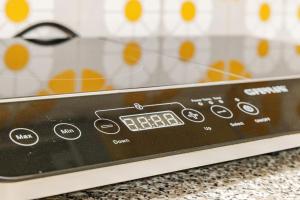 a close up of a toaster oven on a counter at Eldann Apartment - Tradizione e Relax a Sappada in Sappada