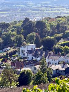 a town on a hill with houses and trees at Large Luxurious Studio, Dublin18 in Dublin