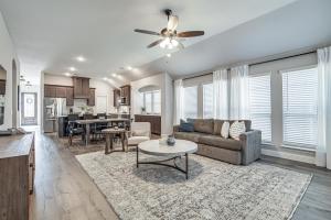 a living room with a couch and a table at Hazy Hollow Escape 4816 in Crowley