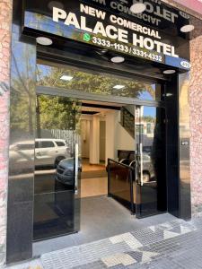 an entrance to a new continental palace hotel at New Comercial Palace Hotel in São Paulo
