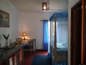 Postel nebo postele na pokoji v ubytování Gasthaus Langeoog