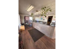 a kitchen with a counter and a counter top at Desert Sands Denton near UNT I 35 TX in Denton +8 photos