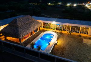 an overhead view of a resort with a swimming pool at CASTLE WHITE by MONARCA in Ríohacha