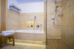 Koupelna v ubytování Ferienwohnung In den Bergen