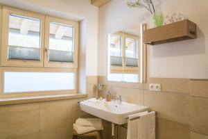 Koupelna v ubytování Ferienwohnung In den Bergen