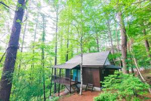 a small cabin in the middle of the woods at Luminous Komoro in Komoro