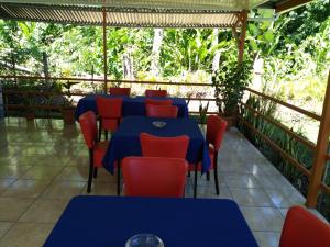 Restaurace v ubytování Puerto Vargas lodge
