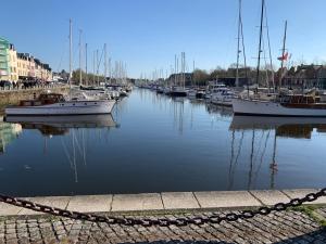 a group of boats are docked in a harbor at vannes évasion in Vannes