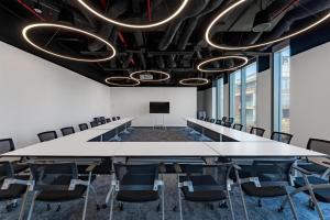 a conference room with a long table and chairs at Wink Tuy Hoa Beach, Unscripted by Hyatt - 24 Hours stay in Tuy Hoa