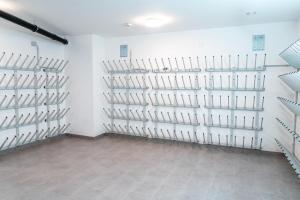 a room with white shelving at Haus Tauernblick am Katschberg in Katschberghöhe +125 photos