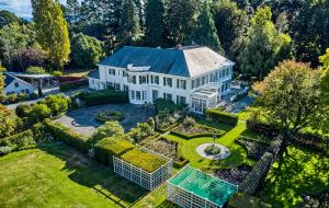 an aerial view of a house with a garden at Fernside Estate and Gardens in Fernside