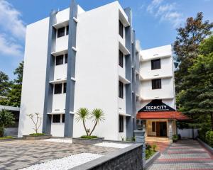 a rendering of the front of the hotel at Tech City Hotel Trivandrum in Trivandrum
