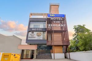 a hotel with a sign that reads hotel the element at FabHotel The Elegant - 150 Meters From Delhi Public School Meerut in Anūpnagar