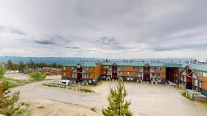 an aerial view of a large apartment complex at Snow Ghost Inn 220 by Okanagan Premier in Big White
