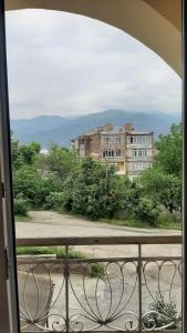 a view of a building from a balcony at Saraharth in Alaverdi