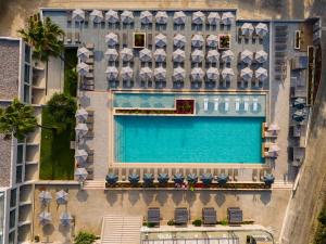 an aerial view of a hotel with a swimming pool at Iolida Corfu Resort by Smile Hotels in Dassia
