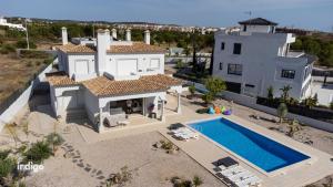 an aerial view of a house with a swimming pool at Villa Nichan - Private Pool - NIC01 in Ayamonte