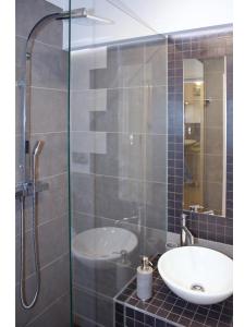 Kúpeľňa v ubytovaní Srebrna Warsaw Apartment