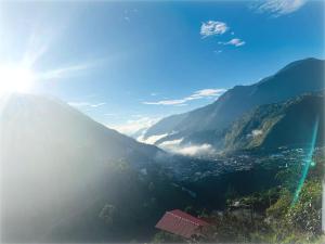a view of a valley in a mountain range at FerG in Lligua
