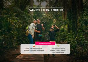 a group of people standing in the forest at IKAM Riverview Amazon Lodge - Asociado Casa Andina in Puerto Maldonado +78 photos