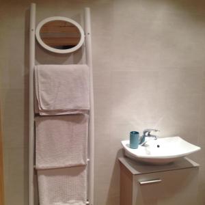 Koupelna v ubytování Chambre d’hôtes des Fées