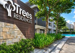 a sign for the mageresresres reserves building at The Narci Suites in Manila
