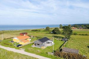 an aerial view of a house in a field at FY173-Asperup-Elmevaenget-8 in Asperup