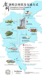 a map of the chineseinese construction context versus transportation centre at The Westin Guangzhou in Guangzhou
