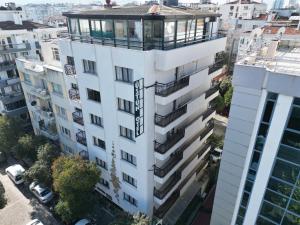 an aerial view of the building at Üstün Hotel Alsancak in İzmir