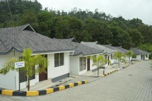 a row of houses on a street at DHvillas in Wayanad