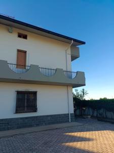 a building with two balconies on the side of it at La Rondine Atessa in Atessa