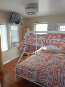 Двухъярусная кровать или двухъярусные кровати в номере Sifting Sands Motel