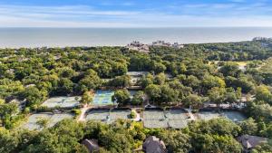 an aerial view of a park next to the ocean at SS3524: 3524 Seascape in Kiawah Island