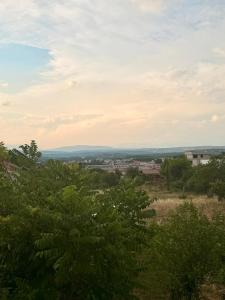 a view from the top of a hill with trees at Guest House Kekusic in Međugorje