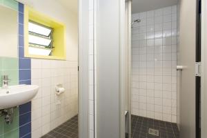 Koupelna v ubytování Jugendherberge Aachen