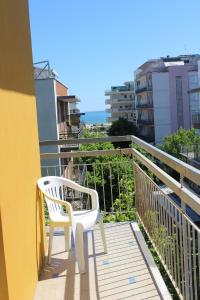 En balkong eller terrasse på Hotel Amados