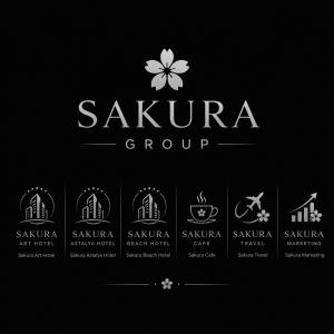 a logo for a sauerkrautarma group at Sakura Apartments in Astara
