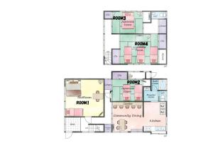 a floor plan of a house at HILDA INN in Kashiwa