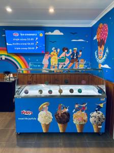 a display case for ice cream cones in a store at Ingenia Holidays Murray Bend in Koonoomoo