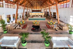 an overhead view of the lobby of a building at Esencia de Fuerteventura by Princess in Playa Jandia