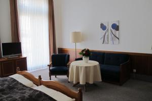 TV a/nebo společenská místnost v ubytování Hotel Anlage Heidelberg