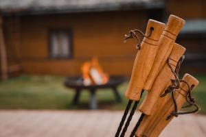 a piece of wood tied to a string at U Hani in Bańska Wyżna