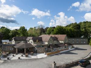 an aerial view of a large building at Dartmoor Lodge in Ashburton
