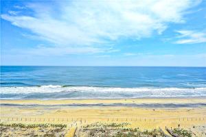 a view of a beach with the ocean at Pyramid 10C in Ocean City