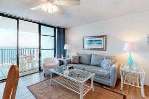 a living room with a couch and a table at Pyramid 9G in Ocean City
