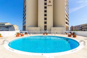 a large swimming pool on top of a building at Antigua 1004 in Ocean City
